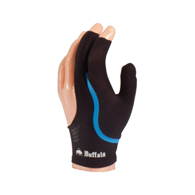 Billard Handschuh Buffalo schwarz-blau M